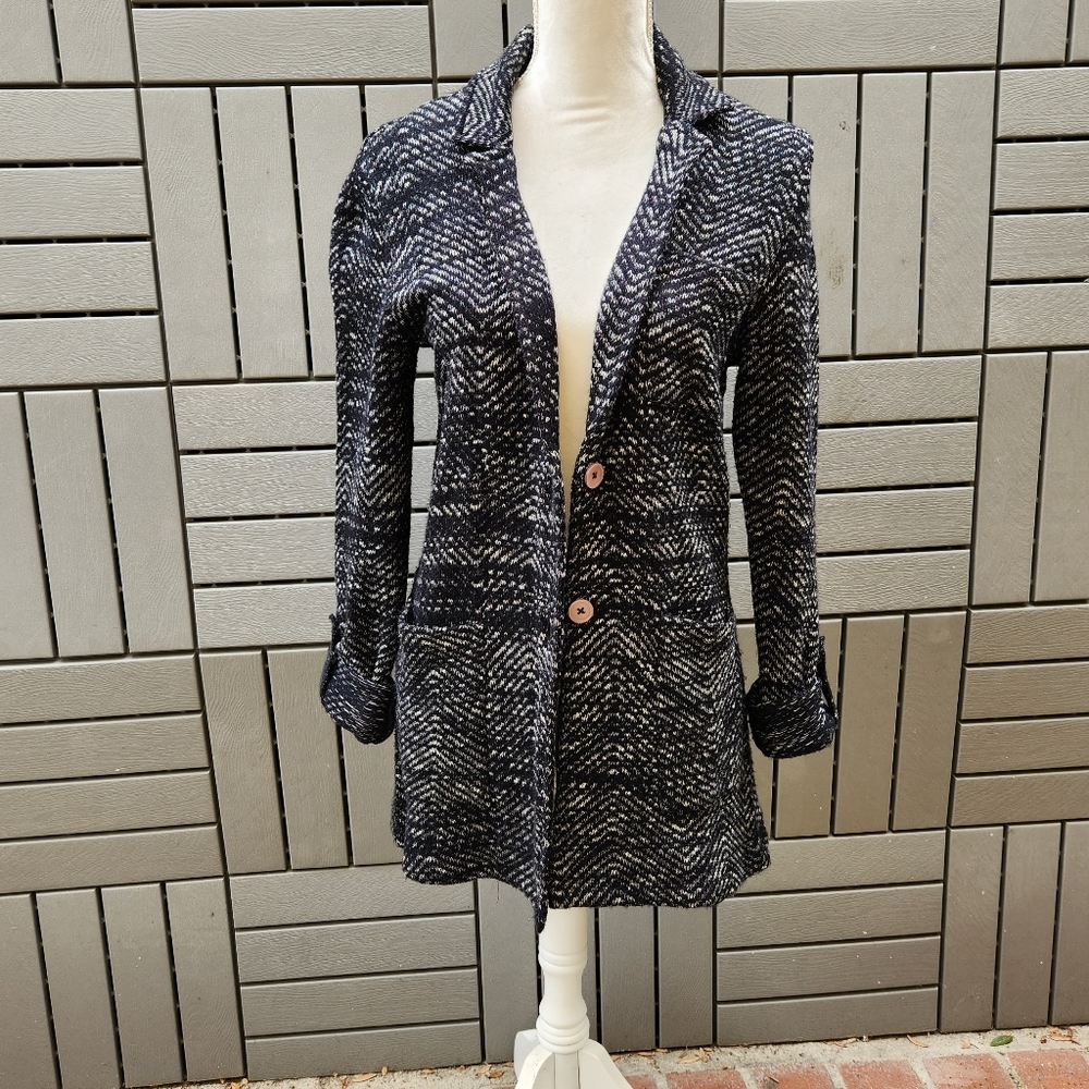 Lucky Brand Black and White Cardigan